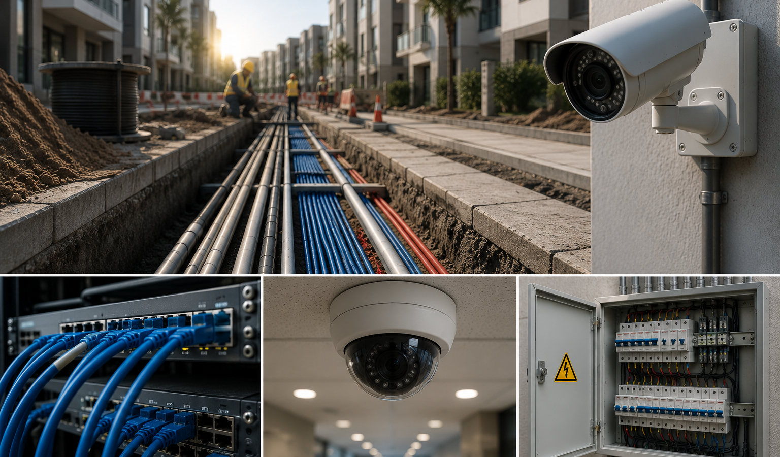 مشروع داماك السكني – أعمال البنية التحتية والأنظمة التقنية