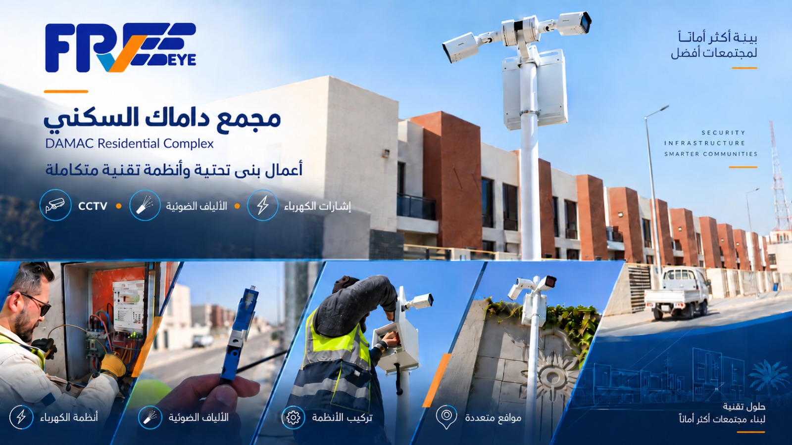 مشروع داماك السكني – أعمال البنية التحتية والأنظمة التقنية