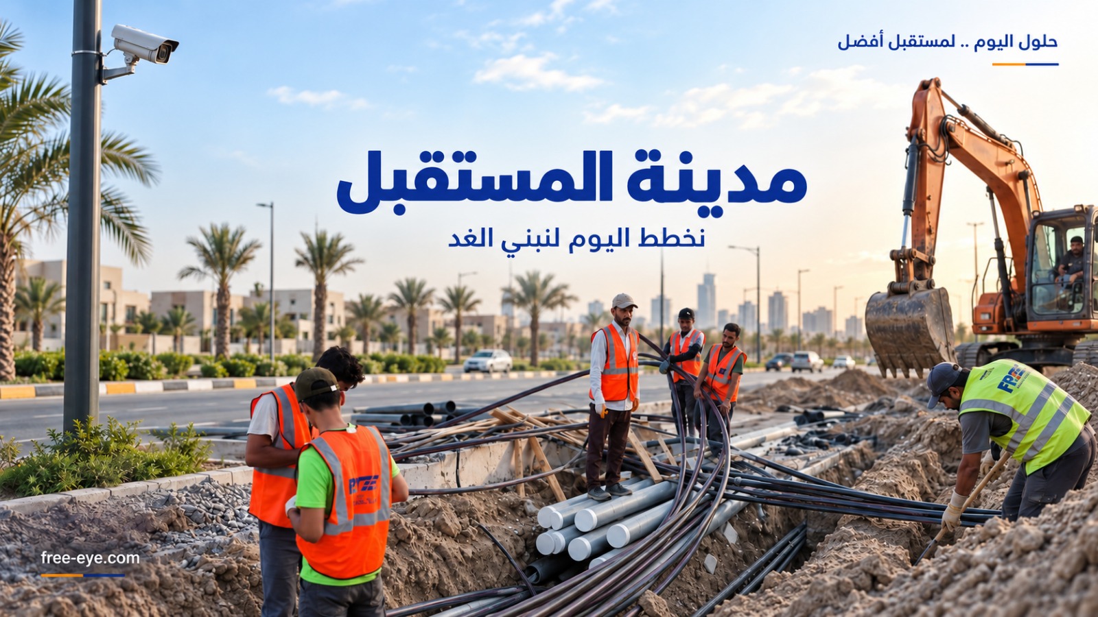 حلول الأمن والاتصالات – مدينة المستقبل
