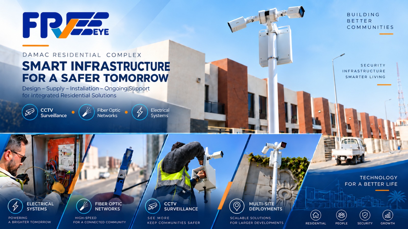 Damac Residential Project – Infrastructure and Technical Systems Works